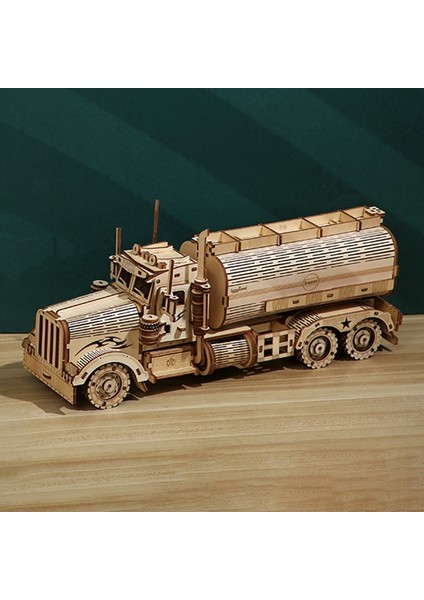 Fu Tanker 3D Ahşap Bulmaca Oyuncakları Küçük (Yurt Dışından)