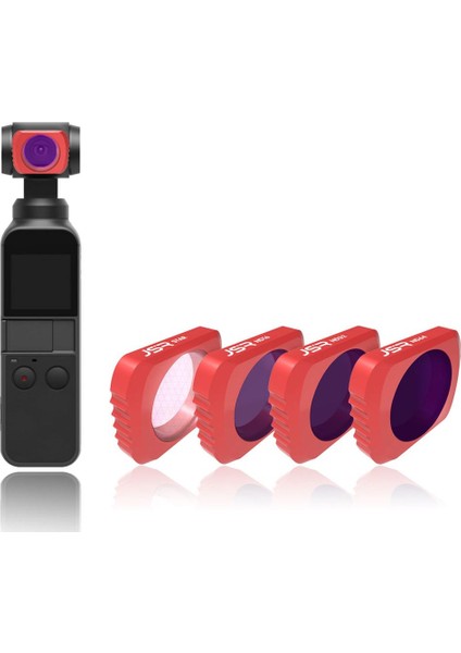 1 Paket Kamera Nd Filtreleri Nd4 Lens Filtresi Djı Osmo Cep Için Optik Cam (Yurt Dışından)