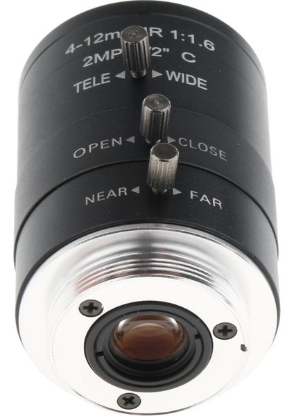 4-12MM F1.6 1/2 "endüstriyel Kamera Kılavuzu Iris C Montaj Lensi (Yurt Dışından)