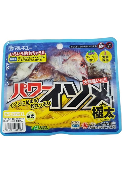 Power Isome Xl Boy 11CM 15 Adet Lrf Yemi Renk: Yellow