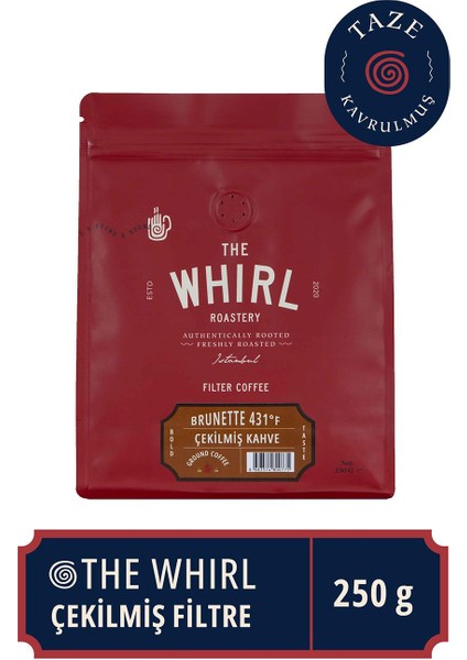 The Whirl Brunette 431°F Çekilmiş Kahve 250 gr