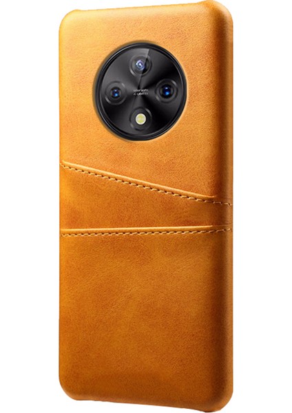 Huawei Için 50 Pro 4g / Nova Y90 4g Çift Kart Yuvaları Pu Deri Kaplamalı Pc Kapağı Şok Emici Telefon Kasası (Yurt Dışından) fiyatları
