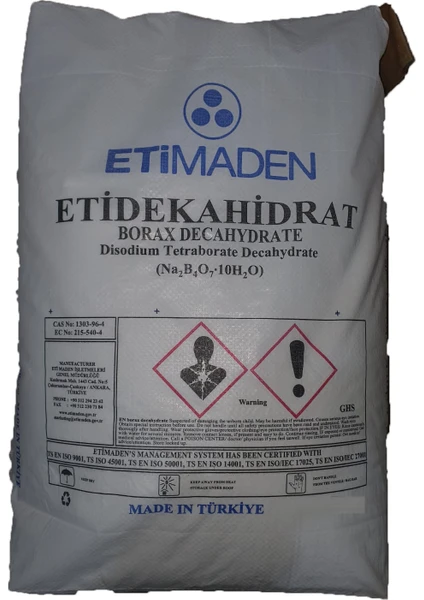 Eti Maden 100% Saf Boraks 25 kg