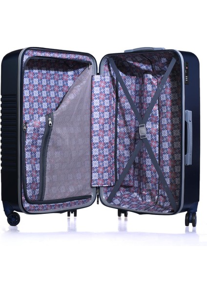 PLVLZ22832A Lacivert Unisex Büyük Boy Bavul