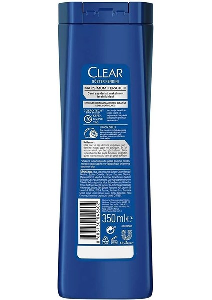 Men Kepeğe Karşı Etkili Şampuan Maksimum Ferahlık Yağlı Saç Derisi Için Limon 350 ml Dm fırsatları