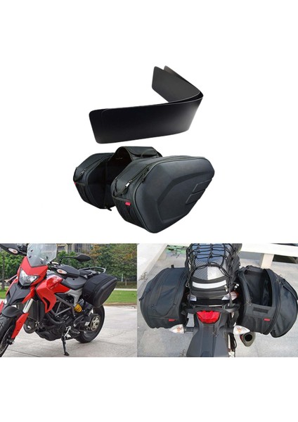 Motosiklet Saddlebags Eyer Çantaları Kir Oxford Kumaş Için Motosiklet Yan Çanta (Yurt Dışından)