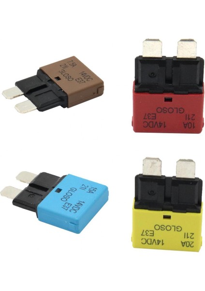 20A 15A 10A 7.5A Sigorta Devre Kesici Sıfırlama Fonksiyonu Bıçak Sigorta Muhafazası (Yurt Dışından) fiyatları