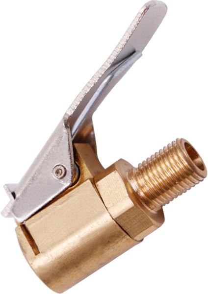 Klipsli Lastik Chuck Inflator Pompa Konnektörü Sızıntı Yok Lastik Valf Ipliği 8mm (Yurt Dışından)