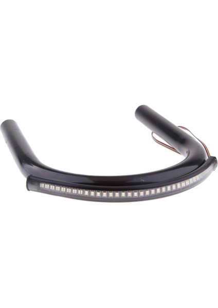 Cafe Racer Koltuk Çerçevesi Hoop Loop W LED Break Dönüş Sinyal Işık Düz 175MM (Yurt Dışından) modelleri