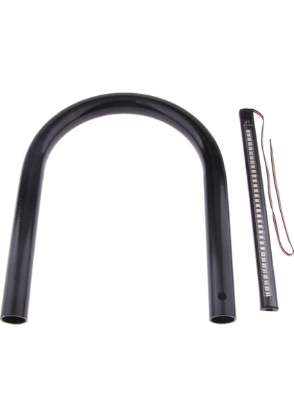 Cafe Racer Koltuk Çerçevesi Hoop Loop W LED Break Dönüş Sinyal Işık Düz 175MM (Yurt Dışından) indirimleri