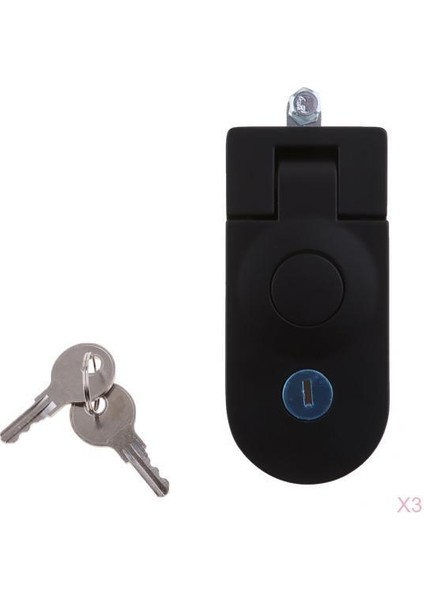 3x Sıkıştırma Mandalı Kilidi Büyük Horsebox Locker Kapı Tack Kutusu Araç Kutusu Siyah (Yurt Dışından)