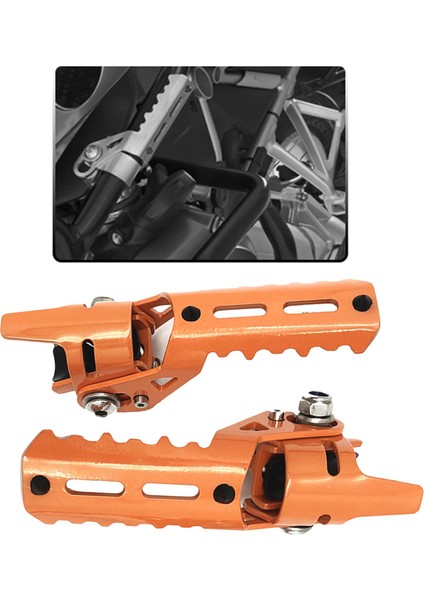 2 Adet Motosiklet Karayolu Ön Ayak Ayakları Lc Orange Için Ayak Çarşamba (Yurt Dışından)