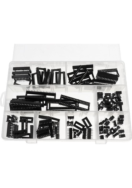 100 Parça Standart Düşük Profil Döndü 6 8 14 16 18 24 28 40 Pin Ic Soketleri (Yurt Dışından)