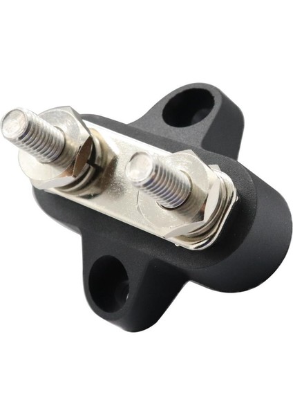 Evrensel Araba Kamyon Deniz Tekne Çift M6 Terminal Stud Otobüs Bar 48 V Dc Siyah (Yurt Dışından)