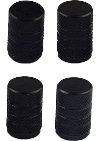 8 Paket Alüminyum Araba Tubeless Tekerlek Lastik Vana Toz Kapaklar Siyah Kaynaklar (Yurt Dışından)