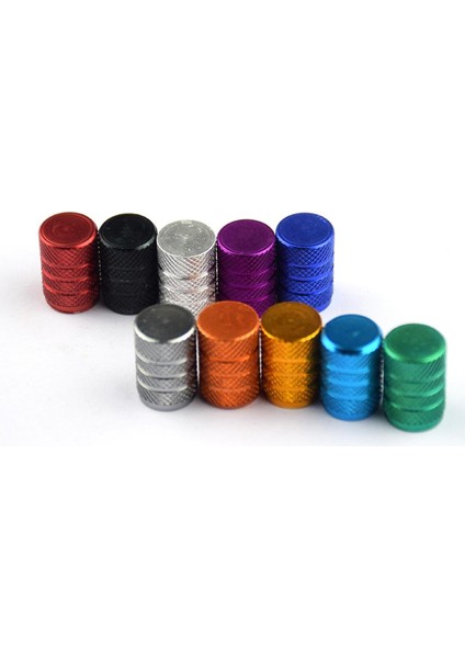 8 Paket Alüminyum Araba Tubeless Tekerlek Lastik Vana Toz Kapaklar Siyah Kaynaklar (Yurt Dışından)