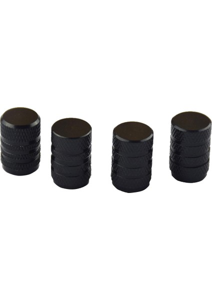 8 Paket Alüminyum Araba Tubeless Tekerlek Lastik Vana Toz Kapaklar Siyah Kaynaklar (Yurt Dışından)