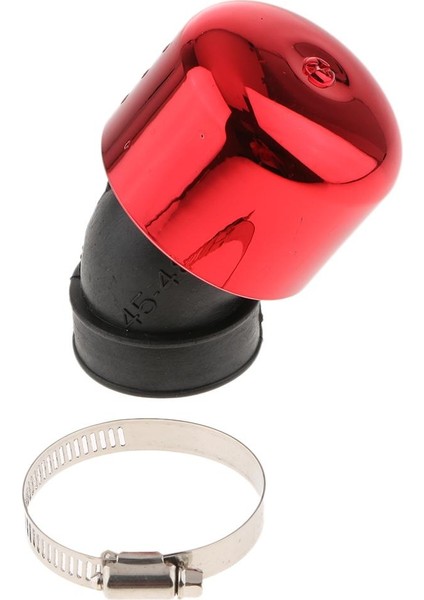 Evrensel Motosiklet Scooter Kir Bisikleti Için 38MM Kırmızı Bükülmüş Açılı Hava Filtresi (Yurt Dışından) fiyatları