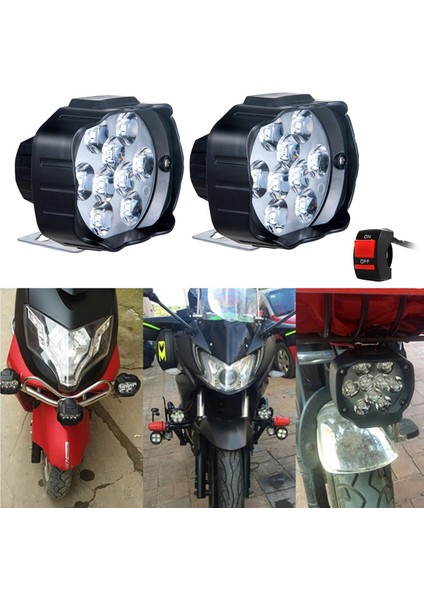 Motosiklet Far LED Spotlights Farlar Için Sis Işığı Motokros (Yurt Dışından) fiyatları