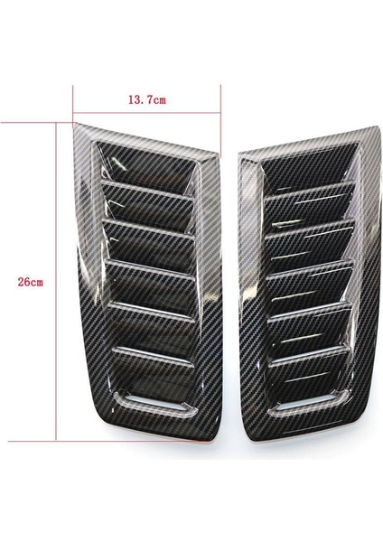 2 Adet Araba Hood Emme Karto Mk2 Karbon Fiber Stili (Yurt Dışından) modelleri