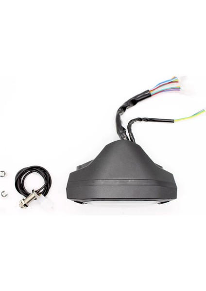 7 Renkli Evrensel Motosiklet LCD Dijital Takometre 12V (Yurt Dışından) fırsatları