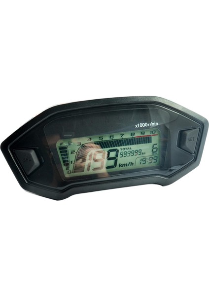 Motorcycle Universal LCD Dijital Takometre Göstergesi 150MM (Yurt Dışından)