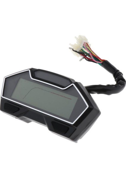 DC12V LCD Ekran Dişli Göstergesi Su Sıcaklığı Göstergesi Siyah (Yurt Dışından)