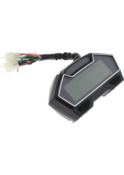 DC12V LCD Ekran Dişli Göstergesi Su Sıcaklığı Göstergesi Siyah (Yurt Dışından)