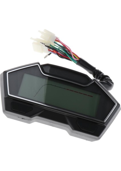 DC12V LCD Ekran Dişli Göstergesi Su Sıcaklığı Göstergesi Siyah (Yurt Dışından)