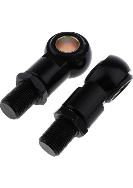 2 Adet Motosiklet Scooter Siyah 14MM Için Emici Göz Adaptörleri (Yurt Dışından)