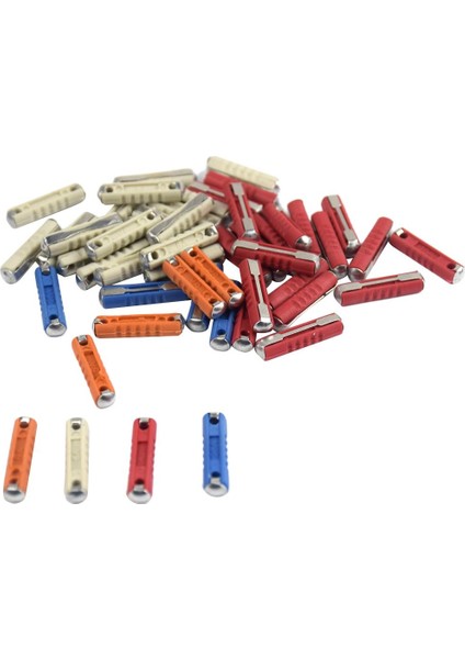 50PC Otomotiv Otomobil Otomatik Sigorta Ürün Yelpazesi Avrupa ve Cam Agc Seti Elektronik (Yurt Dışından)