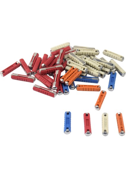 50PC Otomotiv Otomobil Otomatik Sigorta Ürün Yelpazesi Avrupa ve Cam Agc Seti Elektronik (Yurt Dışından)