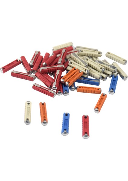 50PC Otomotiv Otomobil Otomatik Sigorta Ürün Yelpazesi Avrupa ve Cam Agc Seti Elektronik (Yurt Dışından)