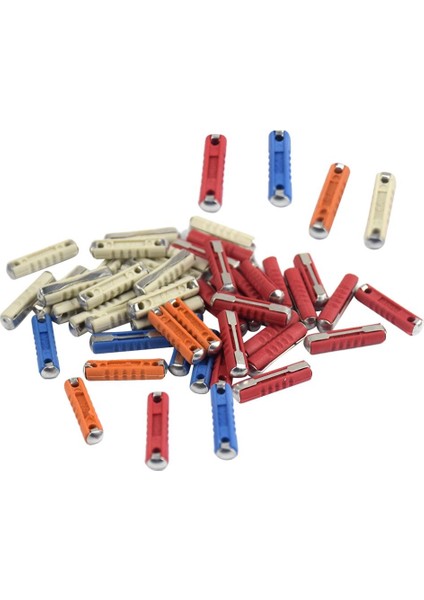50PC Otomotiv Otomobil Otomatik Sigorta Ürün Yelpazesi Avrupa ve Cam Agc Seti Elektronik (Yurt Dışından)