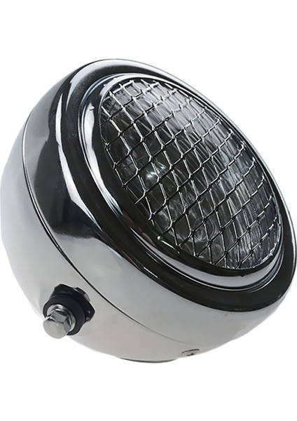 12 V Metal Motosiklet Montajı Far Ampuller Izgara Kapak Krom (Yurt Dışından)