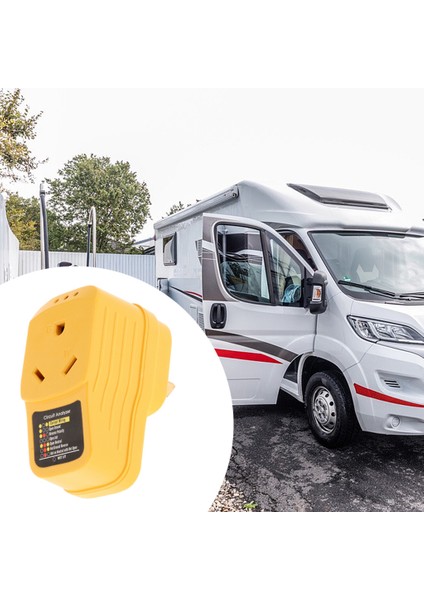 Rv Surge Koruyucusu 30 Devre Analizör LED Gösterge Işığı 30 er Erkek Ila 30 er Dişi Daha Kararlı ve Daha Güvenli Tel Bağlantısı Ile. (Yurt Dışından)