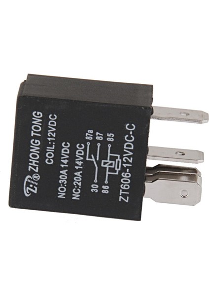 Kamyon Otomatik Otomotiv Dc 12V 20A 30A Spdt Röle Röleleri 5 Pin 5p 16 Adet (Yurt Dışından) modelleri