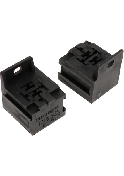 5 Pin Rölesi Taban Tutucusu Montaj Braketi ve Terminallerle -2 Set - Siyah (Yurt Dışından) modelleri
