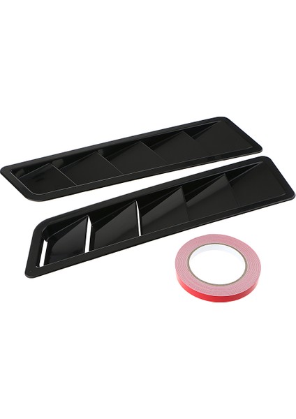 Çift Araba Modifiye Kaput Motor Kapağı Havalar Karter Panel Karbon Fiber Görünüm Abs (Yurt Dışından)
