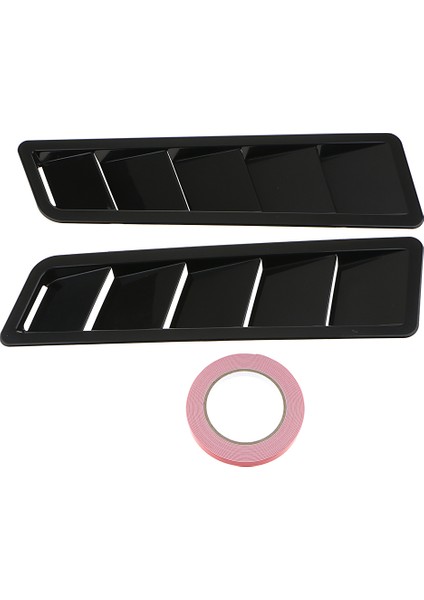 Çift Araba Modifiye Kaput Motor Kapağı Havalar Karter Panel Karbon Fiber Görünüm Abs (Yurt Dışından)