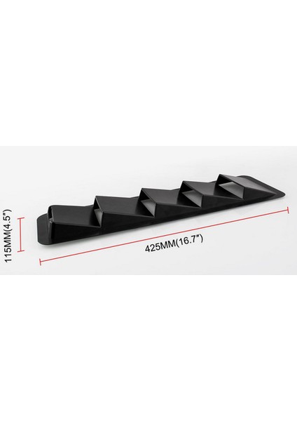 Çift Araba Modifiye Kaput Motor Kapağı Havalar Karter Panel Karbon Fiber Görünüm Abs (Yurt Dışından)