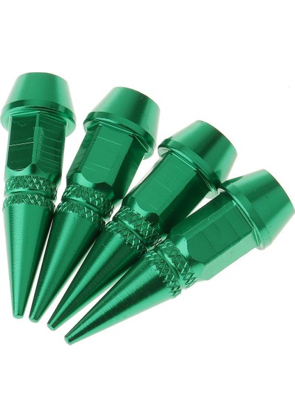 4 Adet Yeşil Alaşım Bullet Spike Lastik Vana Toyota Araba Için Hava Toz Kapaklar (Yurt Dışından) fırsatları