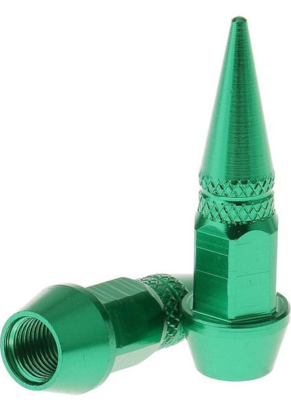 4 Adet Yeşil Alaşım Bullet Spike Lastik Vana Toyota Araba Için Hava Toz Kapaklar (Yurt Dışından) indirimleri