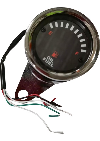 60MM 12V Yakıt Seviye Gösterge LED Yakıt Ölçer Araba Motosiklet (Yurt Dışından)
