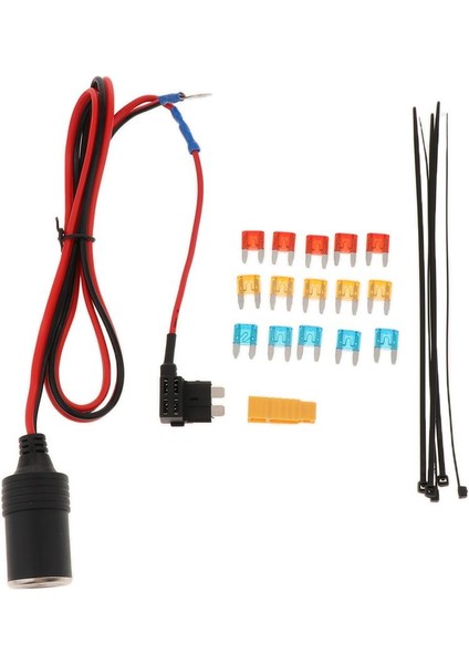 1m Araba Dişi Soket Kablo Tel Sigortası Musluk Tutucunun Boyutu (Yurt Dışından)