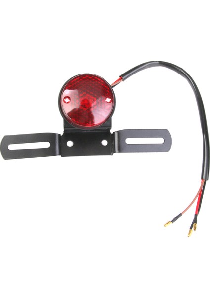 Motosiklet Motor Cross Arka Arka Lamba Fren Plakası Montajı LED 10W Kırmızı (Yurt Dışından)