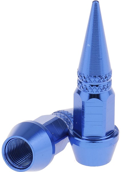 4 Adet Araba Otomatik Toz Yerli Tekerlek Kök Alüminyum Valf Kapağı -Blue (Yurt Dışından)