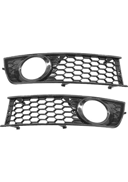 2 Paket Siyah Petek Ön Tampon Sis A4 B6 Için Izgara Izgaraları (Yurt Dışından)