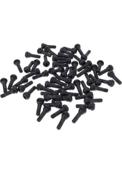 300X Araç Otomatik Tr 413 Kısa Kauçuk Tubeless Snap-In Lastik Valfi Siyah (Yurt Dışından)