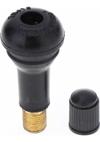 300X Araç Otomatik Tr 413 Kısa Kauçuk Tubeless Snap-In Lastik Valfi Siyah (Yurt Dışından)